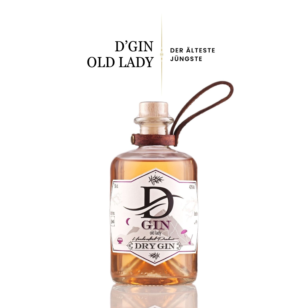 D‘ GIN OLD Lady - 42% vol.