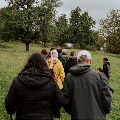Gin Wanderung Streuobstwiesen Tasting